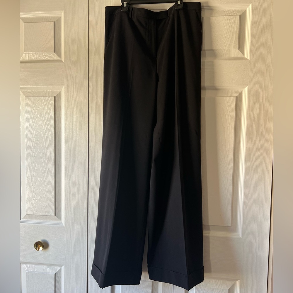 Ladies Black Dress Pants - Classic Straight Leg